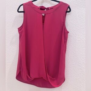 41 Hawthorn Fuchsia Sleeveless Blouse